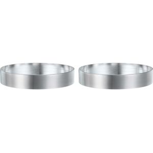 Uxcell Lot De 2 Cercles À Gâteau Inox 10x2,5cm Pour Pâtisserie, Dessert, Cuisson - Publicité Uxcell Lot De 2 Cercles À Gâteau Inox 10x2,5cm Pour Pâtisserie, Dessert, Cuisson - Publicité