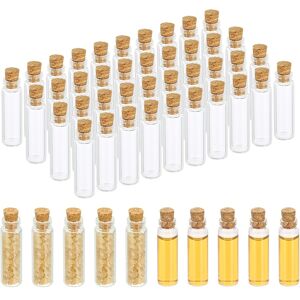 Uxcell Flacons En Verre Miniatures 3ml 50pcs Avec Bouchons En Liège Pour Bouteilles - Publicité Uxcell Flacons En Verre Miniatures 3ml 50pcs Avec Bouchons En Liège Pour Bouteilles - Publicité