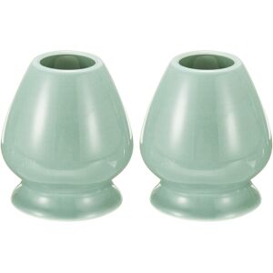 Uxcell 2 Pièces Support Chasen Céramique 72mm, Porte Fouet Matcha, Set Thé Vert - Publicité Uxcell 2 Pièces Support Chasen Céramique 72mm, Porte Fouet Matcha, Set Thé Vert - Publicité
