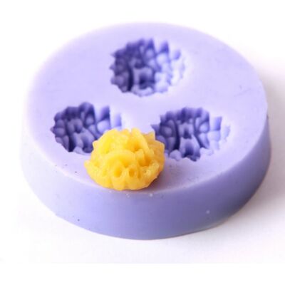 World Of Moulds Fleur Décoration Silicone Fondant Glaçage Moule Chocolat - 3 Cavité - Publicité World Of Moulds Fleur Décoration Silicone Fondant Glaçage Moule Chocolat - 3 Cavité - Publicité