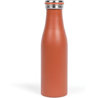Bouteille Isotherme 450 Ml Men392t - Terracotta - Livoo - Publicité Bouteille Isotherme 450 Ml Men392t - Terracotta - Livoo - Publicité
