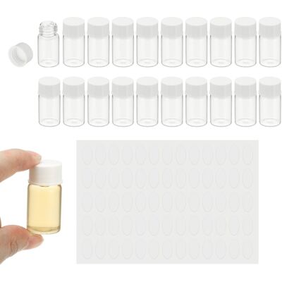 Uxcell Flacons En Verre Clair 7ml, 20pcs Pour Échantillons Et Réactifs - Publicité Uxcell Flacons En Verre Clair 7ml, 20pcs Pour Échantillons Et Réactifs - Publicité