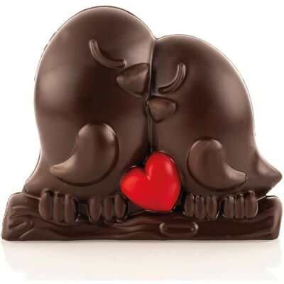 Moules En Chocolat Cœur Loving Birds 2pz 145x32 H 118 Mm - Silikomart - Publicité Moules En Chocolat Cœur Loving Birds 2pz 145x32 H 118 Mm - Silikomart - Publicité
