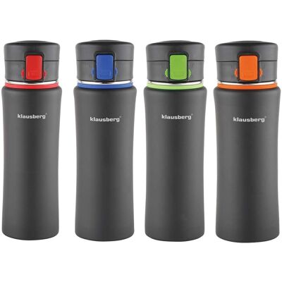Mug thermos gris 480ml Klausberg - Isolant sous vide - Publicité Mug thermos gris 480ml Klausberg - Isolant sous vide - Publicité