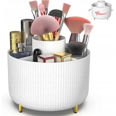 Sans Marque Organisateur De Cosmétiques, Porte-Pinceaux Rotatif, Support À 360°, Sac À Cosmé - Publicité Sans Marque Organisateur De Cosmétiques, Porte-Pinceaux Rotatif, Support À 360°, Sac À Cosmé - Publicité