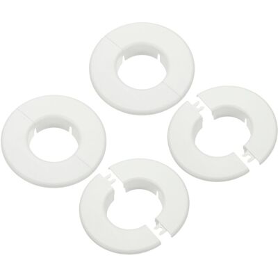 Uxcell 4 Brides Fendues À Mur 2.2\"56mm Écusson Boucles Rondes Amovibles Blanches - Publicité Uxcell 4 Brides Fendues À Mur 2.2\"56mm Écusson Boucles Rondes Amovibles Blanches - Publicité