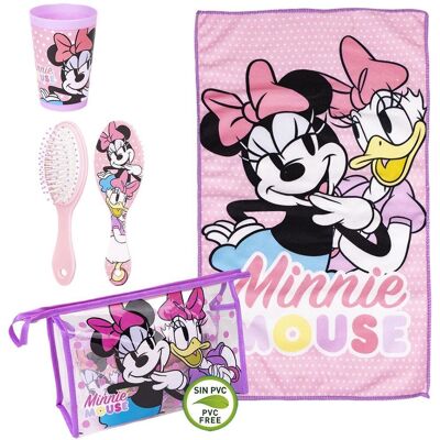 Minnie Souris Set 3 Pièces Asile : Serviette, Brosse Et Verre Disney - Publicité Minnie Souris Set 3 Pièces Asile : Serviette, Brosse Et Verre Disney - Publicité