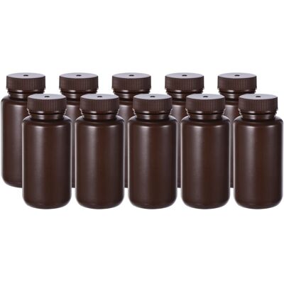 Uxcell 84 Pcs Flacons Réactifs 250ml Pe Ambré Pour Labo - Publicité Uxcell 84 Pcs Flacons Réactifs 250ml Pe Ambré Pour Labo - Publicité