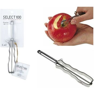 Kai : Kai Select 100 (Dh-3101) - Éplucheur Ishape (Fabriqué Au Japon) - Publicité Kai : Kai Select 100 (Dh-3101) - Éplucheur Ishape (Fabriqué Au Japon) - Publicité
