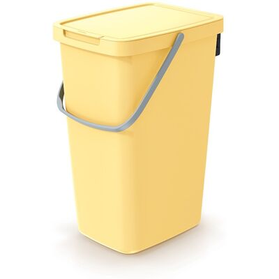 Poubelle Jaune 20L pour Tri des Déchets - Conteneur de Recyclage - Publicité Poubelle Jaune 20L pour Tri des Déchets - Conteneur de Recyclage - Publicité