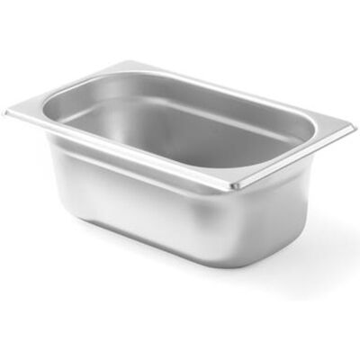 Hendi GN 1/4 Plat Gastronorme - 2,8 L - 100mm Profondeur - Publicité Hendi GN 1/4 Plat Gastronorme - 2,8 L - 100mm Profondeur - Publicité