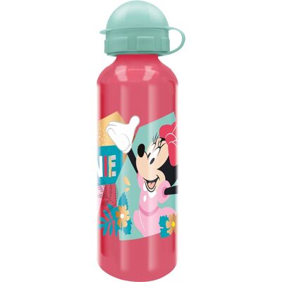 Bouteille d'eau rose Disney Minnie Mouse en aluminium - 530ml pour enfants - Publicité Bouteille d'eau rose Disney Minnie Mouse en aluminium - 530ml pour enfants - Publicité