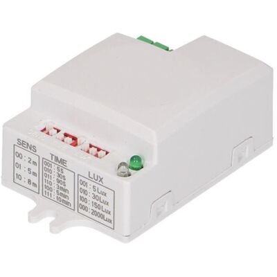 Capteur de mouvement micro-ondes Orno Mini - IP20 - 360° - Publicité Capteur de mouvement micro-ondes Orno Mini - IP20 - 360° - Publicité