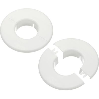 Uxcell 2 Pour Wall Split Flange 51mm Boucles Écusson Rondes Détachables Blanches - Publicité Uxcell 2 Pour Wall Split Flange 51mm Boucles Écusson Rondes Détachables Blanches - Publicité