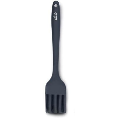 Lacor 64465 - Brosse de Cuisine Grise en Silicone, Poignée Ergonomique - Ustensile de Cuisine - Publicité Lacor 64465 - Brosse de Cuisine Grise en Silicone, Poignée Ergonomique - Ustensile de Cuisine - Publicité