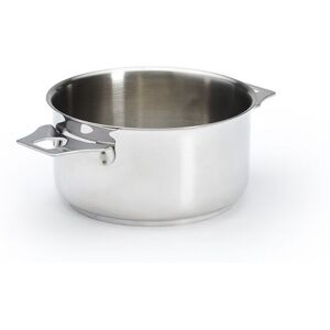 Casserole en Acier Inoxydable 18cm - Compatible induction - Publicité Casserole en Acier Inoxydable 18cm - Compatible induction - Publicité