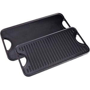 Victoria Plaque À Griller En Fonte Émaillée Induction Grille Réversible 50x35cm Pour Feu - Publicité Victoria Plaque À Griller En Fonte Émaillée Induction Grille Réversible 50x35cm Pour Feu - Publicité