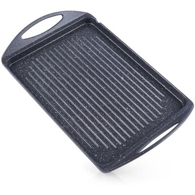 Orion Plat en Aluminium pour Grill - Revêtement Granit Antiadhésif - Publicité Orion Plat en Aluminium pour Grill - Revêtement Granit Antiadhésif - Publicité