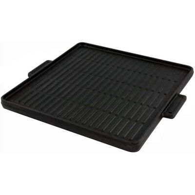 Plaque de cuisson en fonte double face - 30x30 cm - Plaque de cuisson - Publicité Plaque de cuisson en fonte double face - 30x30 cm - Plaque de cuisson - Publicité