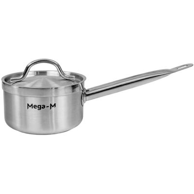 Sans Marque Casserole Haute Avec Couvercle Inox 1.3l 14x8.5cm - Publicité Sans Marque Casserole Haute Avec Couvercle Inox 1.3l 14x8.5cm - Publicité