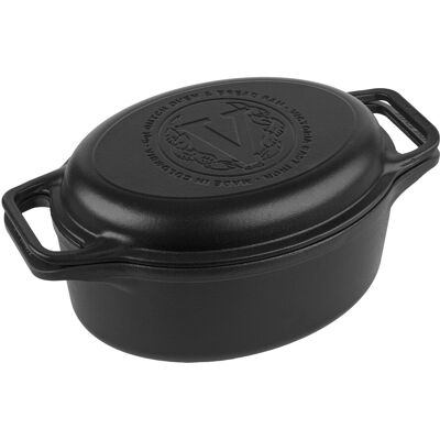Victoria Cocotte Et Poêle Induction Fonte Émaillée 31 Cm, Dutch Oven 5,7l, Sans Ptfe Vic - Publicité Victoria Cocotte Et Poêle Induction Fonte Émaillée 31 Cm, Dutch Oven 5,7l, Sans Ptfe Vic - Publicité