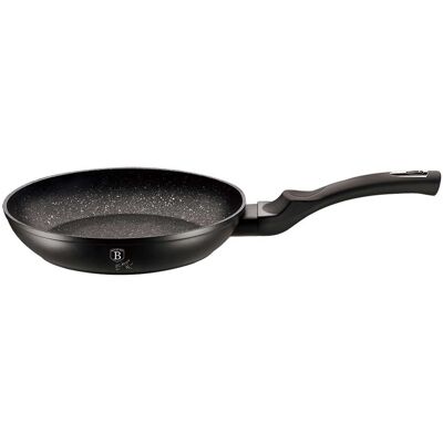 Poêle en granit BerlingerHaus 24cm Noir Argent - Poêle - Publicité Poêle en granit BerlingerHaus 24cm Noir Argent - Poêle - Publicité