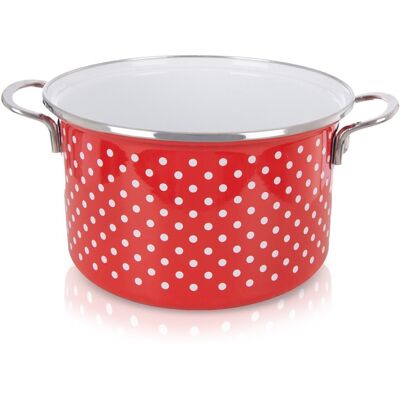 Sans Marque Marmite Émaillée Tecka 22 Cm, 4 L - Publicité Sans Marque Marmite Émaillée Tecka 22 Cm, 4 L - Publicité
