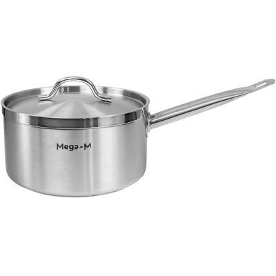 Sans Marque Casserole Haute Avec Couvercle 5l Mega-M Pro Inox - Publicité Sans Marque Casserole Haute Avec Couvercle 5l Mega-M Pro Inox - Publicité