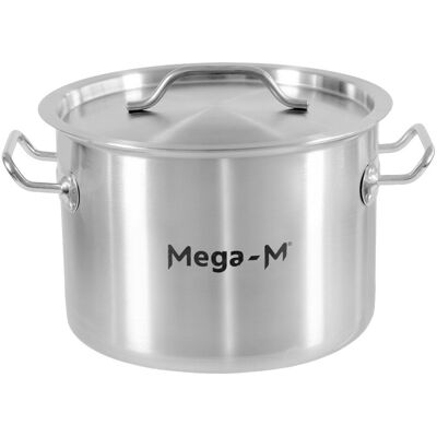 Sans Marque Casserole Basse De Restauration Avec Couvercle Mega-M Standard 8 L Diam. 28 Cm X - Publicité Sans Marque Casserole Basse De Restauration Avec Couvercle Mega-M Standard 8 L Diam. 28 Cm X - Publicité