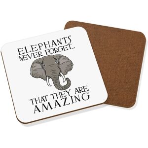 Gift Base Les Éléphants N'Oublient Jamais Qu'Ils Sont Incroyables Sous-Verres - Drôle - Publicité Gift Base Les Éléphants N'Oublient Jamais Qu'Ils Sont Incroyables Sous-Verres - Drôle - Publicité