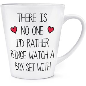 Gift Base Là Est No One I'D Rather Binge Montre Une Boîte Set 341ml Latte Tasse Valentin - Publicité Gift Base Là Est No One I'D Rather Binge Montre Une Boîte Set 341ml Latte Tasse Valentin - Publicité