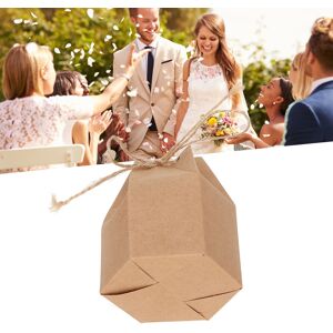 Sans Marque/générique 50 Boîtes En Kraft Hexagonales Élégantes Pour Cadeaux De Mariage - Publicité Sans Marque/générique 50 Boîtes En Kraft Hexagonales Élégantes Pour Cadeaux De Mariage - Publicité