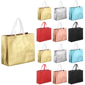 Uxcell 12 Pcs Sacs Cadeau Réutilisables 6 Couleurs Pour Shopping Glossy Anniversaire - Publicité Uxcell 12 Pcs Sacs Cadeau Réutilisables 6 Couleurs Pour Shopping Glossy Anniversaire - Publicité
