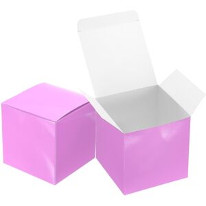 Uxcell 4pcs Boîtes Cadeau Carrées 5,9\\\" En Kraft Pour Bonbons Avec Couvercles, Violet - Publicité Uxcell 4pcs Boîtes Cadeau Carrées 5,9\\\" En Kraft Pour Bonbons Avec Couvercles, Violet - Publicité