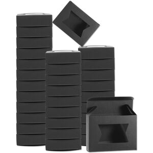 Uxcell 32 Pièces Boîtes Savon 7x9.5x3 Cm Fenêtre Forme Spéciale Noir - Publicité Uxcell 32 Pièces Boîtes Savon 7x9.5x3 Cm Fenêtre Forme Spéciale Noir - Publicité