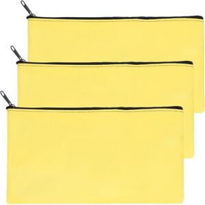 Uxcell Sac Pour Dépôt Bancaire 11x6\", 3 Pièces, Poche À Et Reçu, Jaune Vif - Publicité Uxcell Sac Pour Dépôt Bancaire 11x6\", 3 Pièces, Poche À Et Reçu, Jaune Vif - Publicité