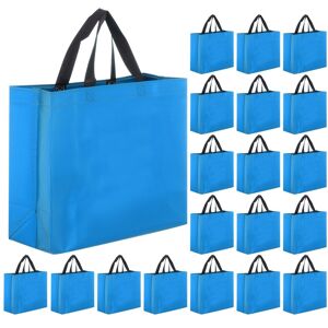 Uxcell 20 Pcs Sacs Cadeau Réutilisables Pour Shopping Brillant Bleu Lac - 33x27x13 Cm - Publicité Uxcell 20 Pcs Sacs Cadeau Réutilisables Pour Shopping Brillant Bleu Lac - 33x27x13 Cm - Publicité