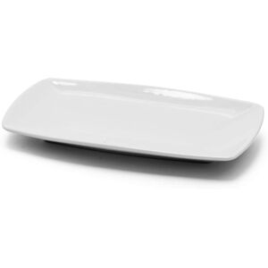Plateau Capacité Tokio Blanc Porcelaine 25x14 Cm Saturnia Service Restaurant - Publicité Plateau Capacité Tokio Blanc Porcelaine 25x14 Cm Saturnia Service Restaurant - Publicité
