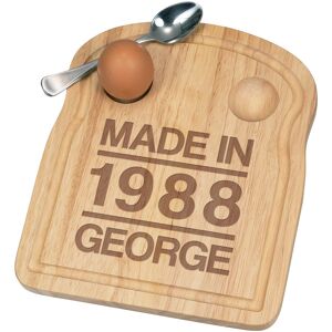 Gift Base Personnalisé Fofolle Coquetier Board Fabriqué En Date Anniversaire Déjeuner Papa - Publicité Gift Base Personnalisé Fofolle Coquetier Board Fabriqué En Date Anniversaire Déjeuner Papa - Publicité