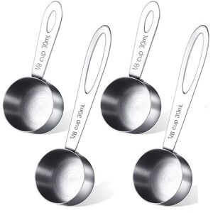 Eurowagens Cuillère Acier Inoxydable Mesure Louche Pour Café Thé Sucre Et Lait 30 - Publicité Eurowagens Cuillère Acier Inoxydable Mesure Louche Pour Café Thé Sucre Et Lait 30 - Publicité