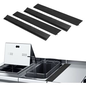 Uxcell 4pcs Caches Interstices Poêle 25\" Pour Cuisine Noir Pour Four - Publicité Uxcell 4pcs Caches Interstices Poêle 25\" Pour Cuisine Noir Pour Four - Publicité