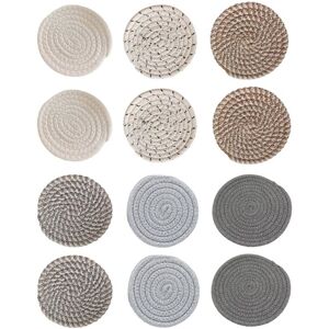 Eurowagens 12pcs Tapis De Bol, Dessous De Plat, Tapis En Coton Et Lin, Dessous De Plat - Publicité Eurowagens 12pcs Tapis De Bol, Dessous De Plat, Tapis En Coton Et Lin, Dessous De Plat - Publicité