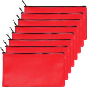 Uxcell Sac Pour Dépôt Bancaire 11x6\", 8 Pochettes À Pièces Rouge Vif - Publicité Uxcell Sac Pour Dépôt Bancaire 11x6\", 8 Pochettes À Pièces Rouge Vif - Publicité