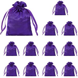 Uxcell 12pcs Sacs Cadeaux 3.9\\\"X5.9\\\" Pour Anniversaire Bonbons Violet Foncé - Publicité Uxcell 12pcs Sacs Cadeaux 3.9\\\"X5.9\\\" Pour Anniversaire Bonbons Violet Foncé - Publicité