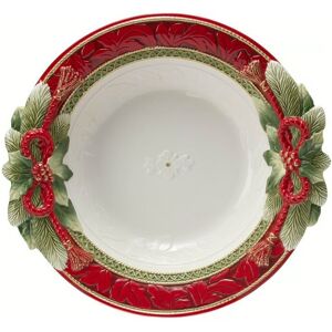 Fitz And Floyd Fitz & Floyd Plateau Coupe Centre De Table 40cm Porcelaine Table De Noël - Publicité Fitz And Floyd Fitz & Floyd Plateau Coupe Centre De Table 40cm Porcelaine Table De Noël - Publicité