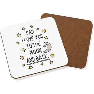 Gift Base Papa Je T'Aime Jusqu'A La Lune Et Retour Sous-Verre Tapis À Boissons - Drôle - Publicité Gift Base Papa Je T'Aime Jusqu'A La Lune Et Retour Sous-Verre Tapis À Boissons - Drôle - Publicité