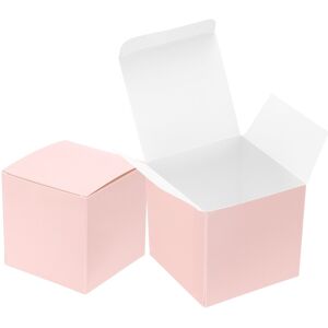 Uxcell Pour 12pcs Boîtes Cadeau, Boîtes En Papier Kraft 3.1\\\" Carrées Avec Lids, Rose - Publicité Uxcell Pour 12pcs Boîtes Cadeau, Boîtes En Papier Kraft 3.1\\\" Carrées Avec Lids, Rose - Publicité