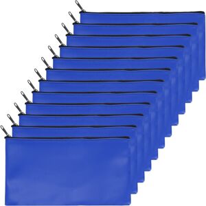Uxcell Sac Pour Dépôt Bancaire 11\"X6\", 12 Pochettes À Pièces Et Reçus, Bleu - Publicité Uxcell Sac Pour Dépôt Bancaire 11\"X6\", 12 Pochettes À Pièces Et Reçus, Bleu - Publicité