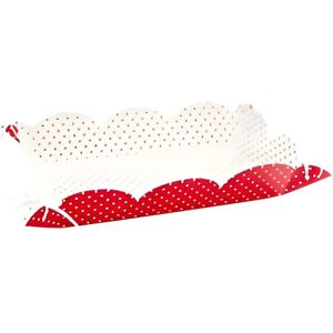 Givi Italia Plateaux Buffet Pois Rouge Papier Cartonné Avec Lacets 15x23 Cm 4pz - Fête - Publicité Givi Italia Plateaux Buffet Pois Rouge Papier Cartonné Avec Lacets 15x23 Cm 4pz - Fête - Publicité