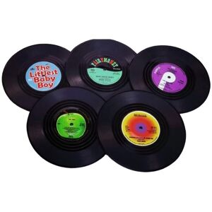 Eurowagens Set De 6 Sous-Verres En Vinyle Pour Les Amateurs De Musique - Publicité Eurowagens Set De 6 Sous-Verres En Vinyle Pour Les Amateurs De Musique - Publicité